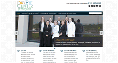 Desktop Screenshot of dryeyecenterofmd.com
