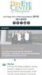 Mobile Screenshot of dryeyecenterofmd.com